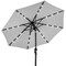 Best Choice Products 10ft Solar LED Lighted Patio Umbrella w/ Tilt Adjustment, UV-Resistant Fabric